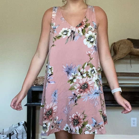 By Together Dresses & Skirts - By Together Pink Floral Dress